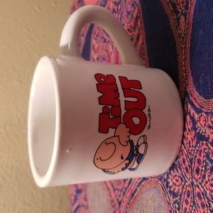 Ziggy Time Out Coffee 1982 Universal Press Syndicate Mug